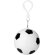Poncho impermeable en llavero con forma de balón de fútbol Xina Negro intenso/blanco detalle 2