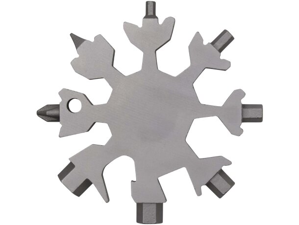 Multiherramienta Task de acero inoxidable con 8 funciones Plateado detalle 2