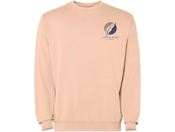 Sudadera cuello redondo unisex Jaya Roly algodón 250 g/m² detalle 21