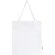 Bolsa tote con refuerzos algodón reciclado certificado GRS Madras Blanco detalle 27