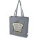 Bolsa tote algodón reciclado GRS con refuerzos Florida 14L Gris detalle 31
