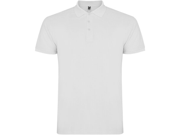 Polo de manga corta infantil Star Roly en punto piqué Rojo detalle 23