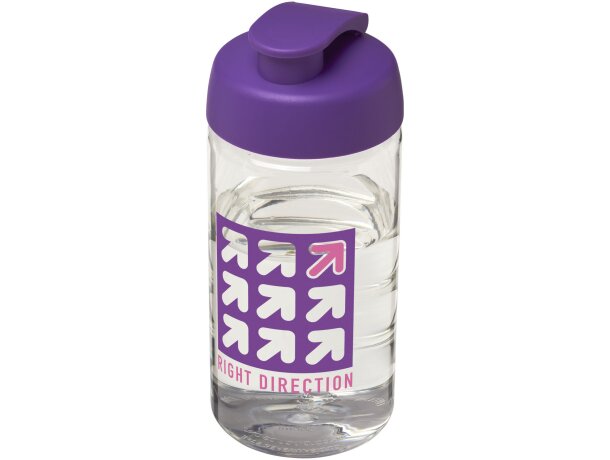 H2O Active® Bop Bidón deportivo con Tapa Flip de 500 ml Transparente/morado detalle 43