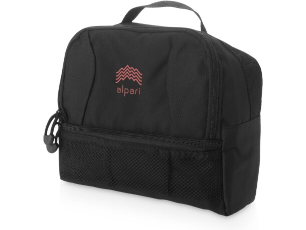 Neceser multibolsillos con gancho metálico para colgar merchandising