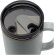 Vaso térmico con pajita Melbourne 1200ml acero reciclado Gris detalle 17