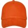 Gorra de 5 paneles totalmente personalizable para tu estilo único Naranja detalle 11