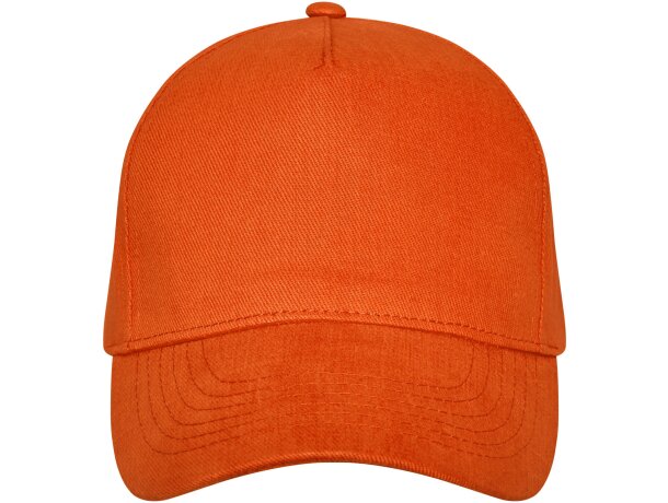 Gorra de 5 paneles totalmente personalizable para tu estilo único Naranja detalle 10