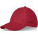 Gorra de camionero estilo panel 6 - modelo moderno y cómodo Rojo detalle 6