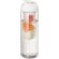 H2O Active® Vibe Bidón e infusor con tapa Flip de 850 ml Transparente/blanco