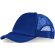 Gorra promocional con cierre ajustable y rejilla a precio barato Azul real