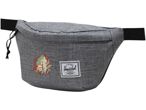 Riñonera Herschel Classic en poliéster reciclado EcoSystem Gris mezcla detalle 8