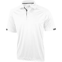 Polo manga corta unisex kiso de Elevate 150 gr blanco personalizado