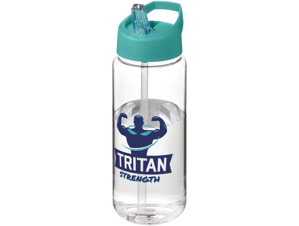 Bidón deportivo con tapa con boquilla de 600 ml H2O Active® Octave Tritan™ personalizado