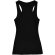 Camiseta deportiva sin mangas mujer Shura Roly cool fit Negro intenso detalle 2