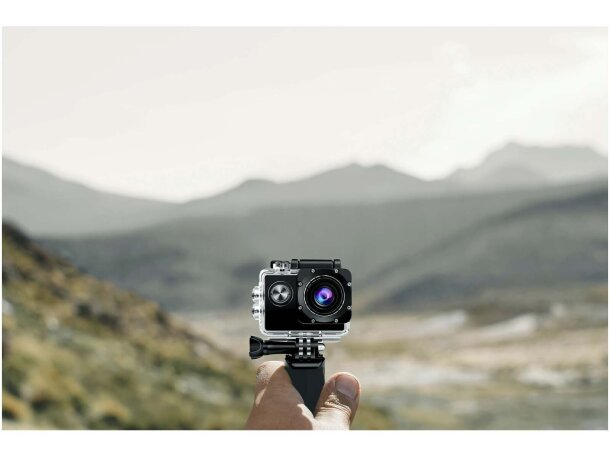 Cámara multisport Prixton DV609 con carcasa sumergible Gris detalle 4