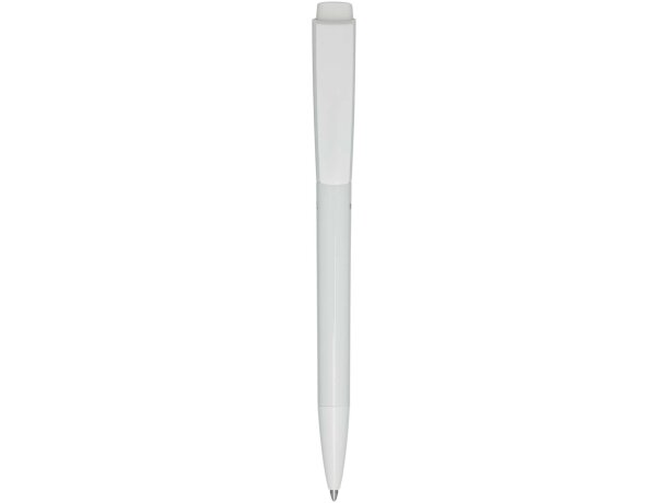 Bolígrafo Martha de plástico reciclado con tinta azul Verde bosque detalle 18