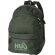 Mochila moderna con doble bolsillo frontal con logo