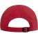 Gorra reciclada de 6 paneles Cool Fit GRS Mica Rojo detalle 8