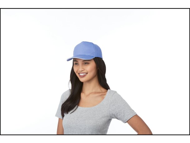 Gorra de 5 paneles con ribete. Personalizadas para tu estilo único Azul claro detalle 16