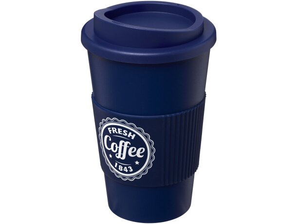 Vaso térmico 350ml con agarradera Americano Azul detalle 117