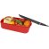 Fiambrera Snappy 1000 ml con cubiertos integrados en tapa Rojo detalle 16