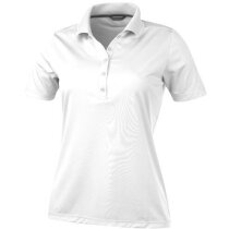 Polo de manga corta de mujer dade de Elevate 155 gr personalizado blanco Polo de manga corta de mujer dade de Elevate 155 gr personalizado blanco
