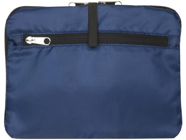 Mochila plegable EcoFold 15 litros de poliéster reciclado GRS Azul marino detalle 8