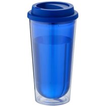 Vaso térmico con doble pared libre BPA azul Vaso térmico con doble pared libre BPA azul