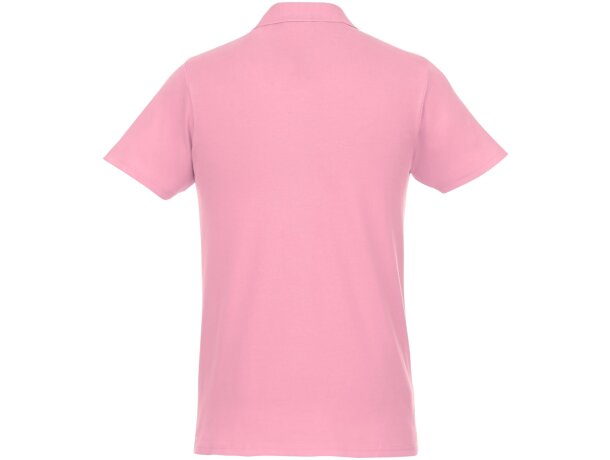 Polo de manga corta para hombre Helios Rosa claro detalle 9