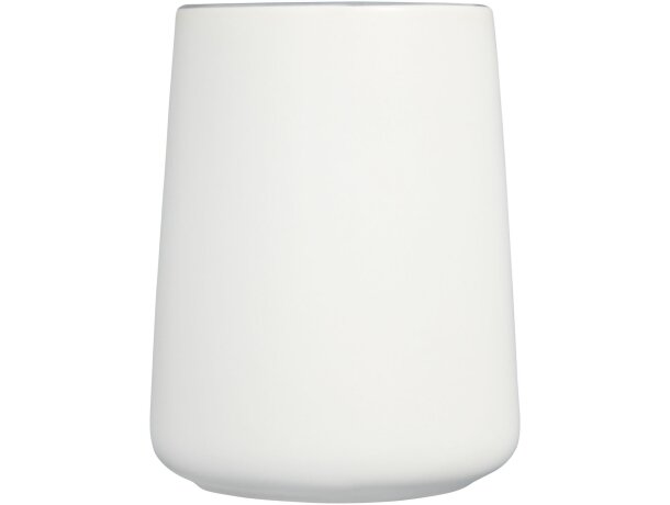 Taza cerámica Joe 450ml personalizable acabado mate Blanco detalle 4