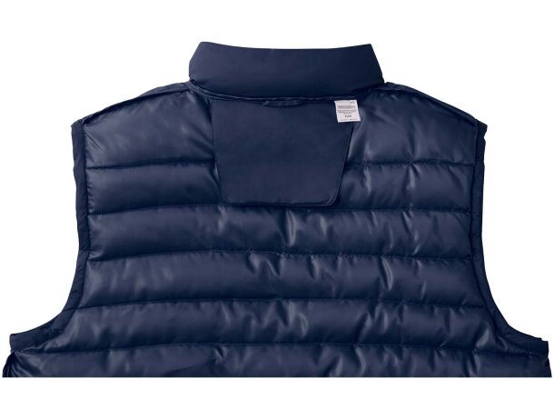 Chaleco aislante de material reciclado para hombre Pallas Azul marino detalle 4