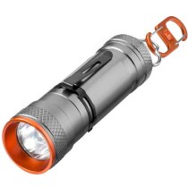 Linterna de aluminio de doble uso barata gris Linterna de aluminio de doble uso barata gris