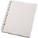 Libreta A5 personalizada espiral papel reciclado 80g cuadrícula punteada blanca
