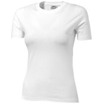 Camiseta de mujer 150 gr grabada blanca Camiseta de mujer 150 gr grabada blanca
