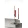 Set 3 velas diagonales Originalhome Eden de cera vegetal Rojo detalle 6