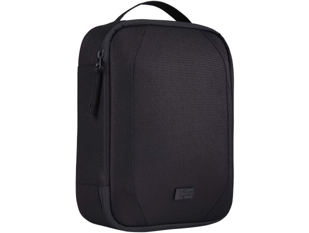 Organizador tecnológico Case Logic Invigo poliéster reciclado Negro intenso detalle 8