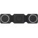 Cargador inalámbrico plegable 3 en 1 de 15W Armus Negro intenso detalle 2