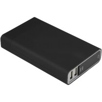Batería externa 8800 mah con logo negro intenso Batería externa 8800 mah con logo negro intenso