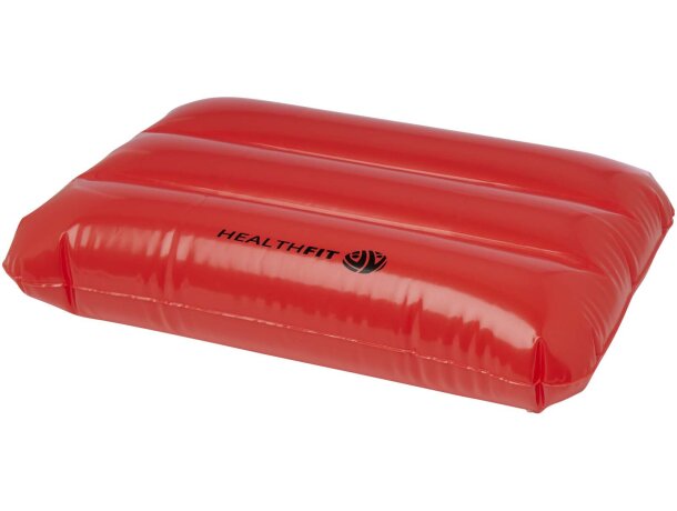 Almohada hinchable para playa Sunny en PVC resistente al agua Rojo detalle 4