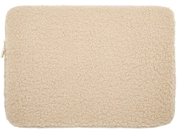 Funda portátil 13 pulgadas Bear con certificación GRS Natural detalle 2