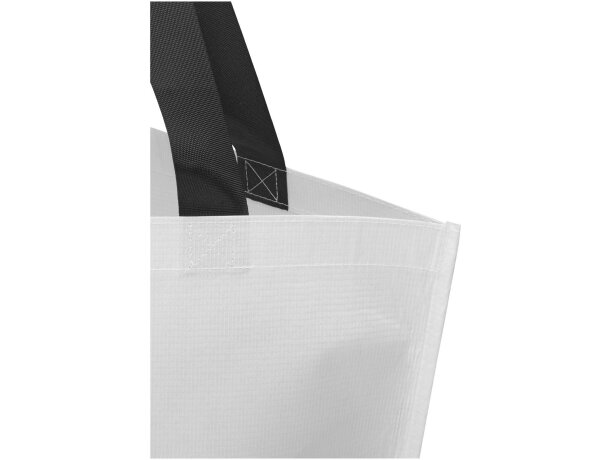 Bolsa tote Duo 18L certificación GRS doble laminado Blanco detalle 9