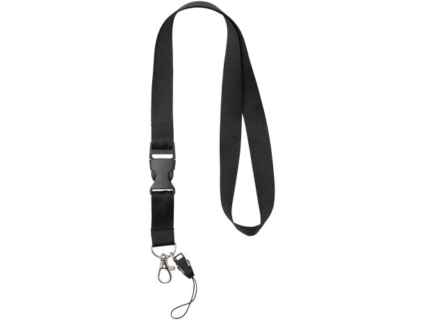 Lanyard con hebilla separable y enganche para móvil Sagan barato