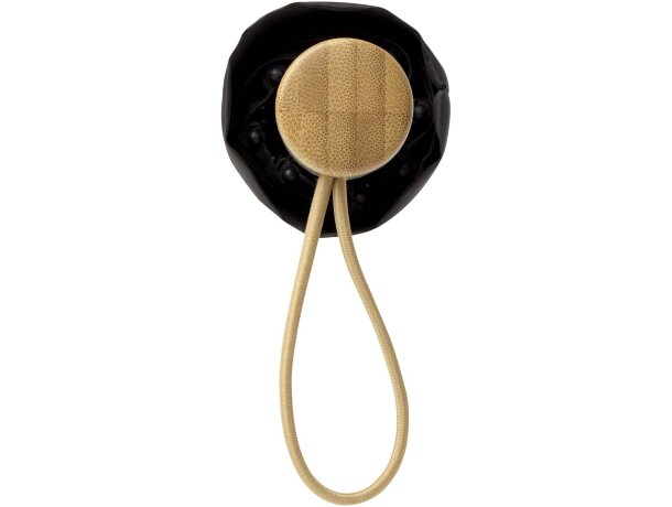 Set de regalo Carmen con libreta A5 y bolígrafo de bambú Negro intenso detalle 8