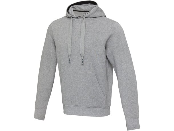 Sudadera con capucha unisex Laguna algodón BCI y poliéster Verde bosque detalle 48