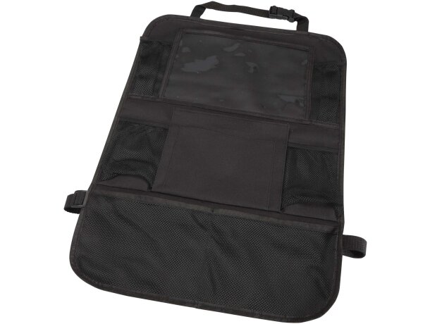 Organizador para asiento trasero de coche Lex negro Negro intenso detalle 4