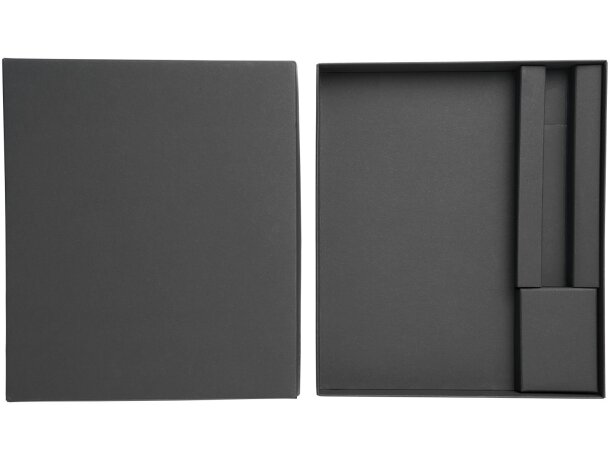 Set de regalo con libreta y bolígrafo Moleskine negro intenso Negro intenso detalle 3