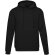 Sudadera con capucha unisex Spinel algodón orgánico certificado Negro intenso detalle 2