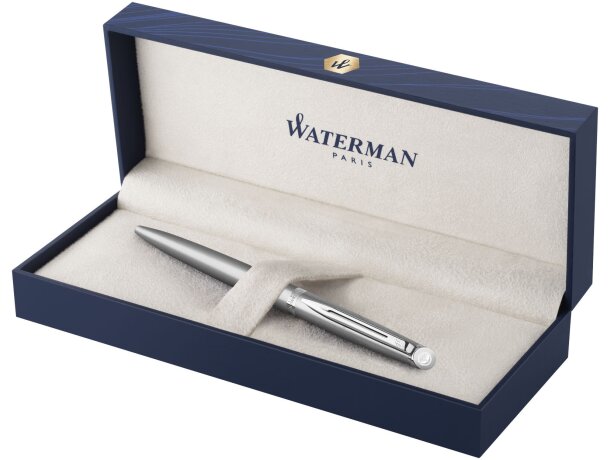 Bolígrafo Hémisphère Essentials Plateado mate detalle 7