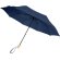 Paraguas plegable de 21 de PET reciclado resistente al viento Birgit Azul marino