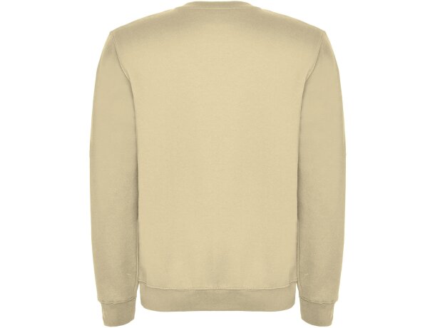 Sudadera cuello redondo unisex Clásica Roly personalizable Arena detalle 22